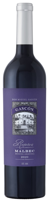 Don Miguel Gascon Riserva Malbec 2020 Front Bottle Shot