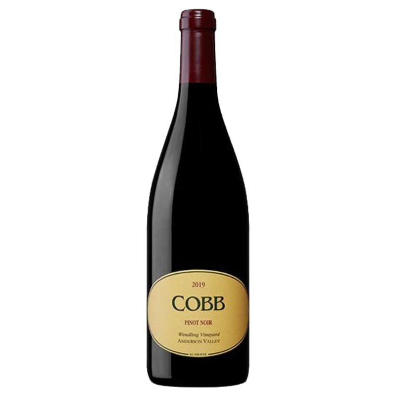 Cobb Wines Wendling Pinot Noir 2019 Front Bottle Shot
