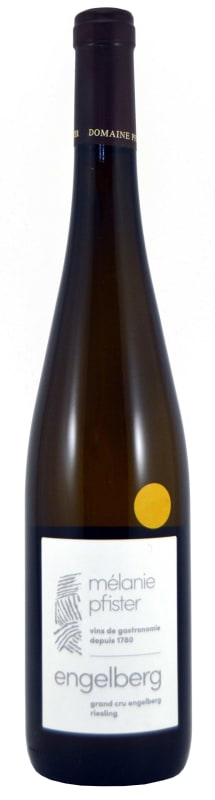 Melanie Pfister Engelberg Riesling Grand Cru 2016 Front Bottle Shot