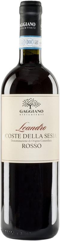 Cantina Gaggiano Coste della Sesia Leandro Rosso 2019 Front Bottle Shot