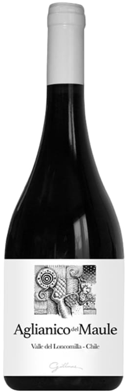 Gillmore Aglianico del Maule 2021 Front Bottle Shot