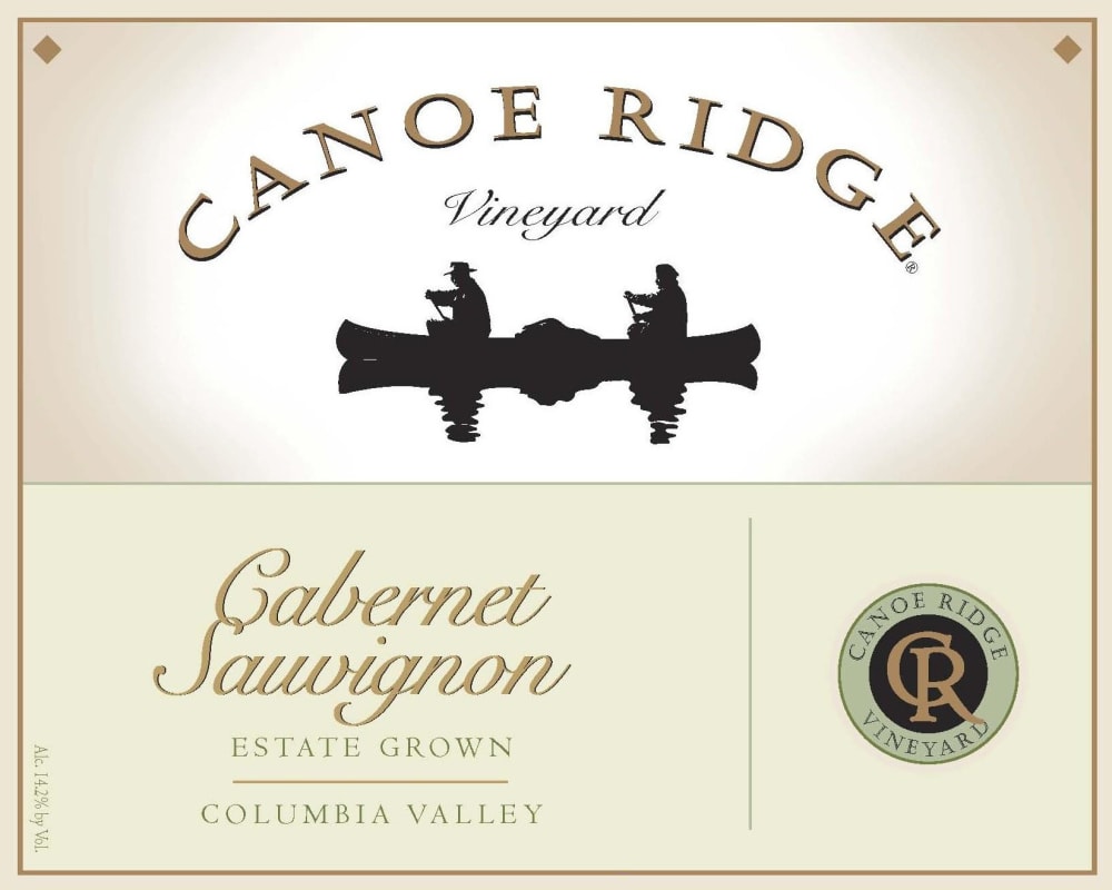 Canoe Ridge Cabernet Sauvignon 2012 Front Label