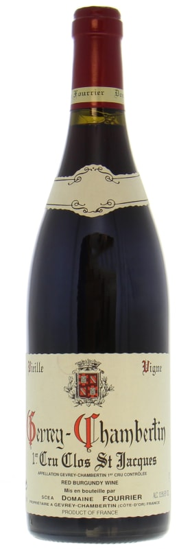 Domaine Fourrier Gevrey-Chambertin Clos St-Jacques 1997 Front Bottle Shot