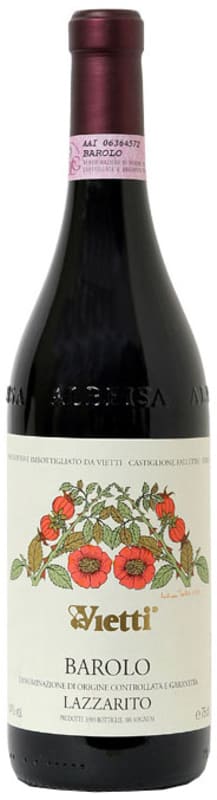 Vietti Barolo Lazzarito 2000 Front Bottle Shot