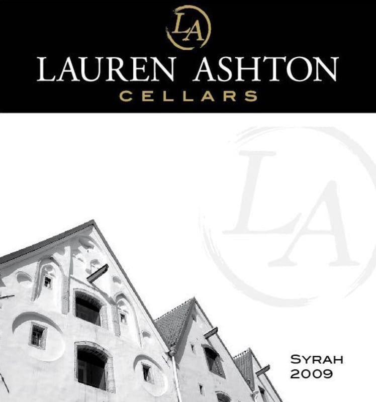Lauren Ashton Cellars Syrah 2009 Front Label