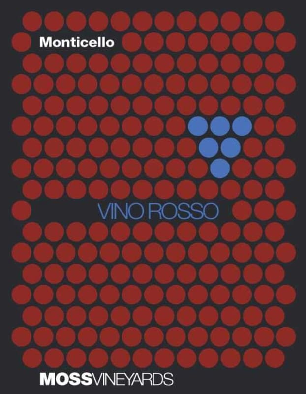 Moss Vineyards Vino Rosso 2012 Front Label