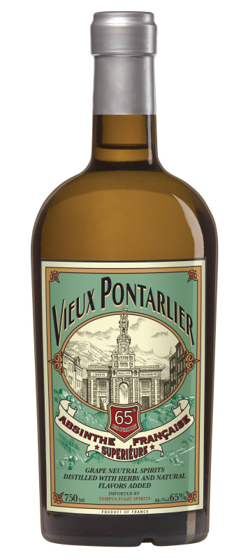 Tempus Fugit Vieux Pontarlier Absinthe Front Bottle Shot