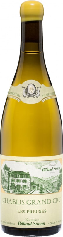 Billaud-Simon Chablis Les Preuses Grand Cru 2020 Front Bottle Shot