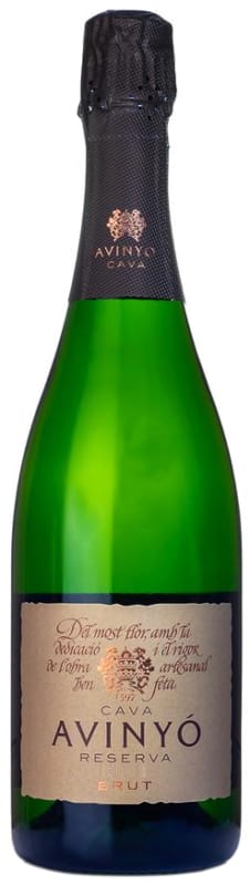 Avinyo Brut Reserva Cava 2017 Front Bottle Shot