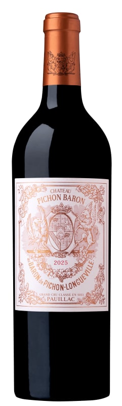 Chateau Pichon-Longueville Baron (Futures Pre-Sale) 2025 Front Bottle Shot