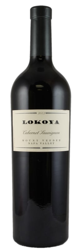 Lokoya Mt. Veeder Cabernet Sauvignon 2003 Front Bottle Shot