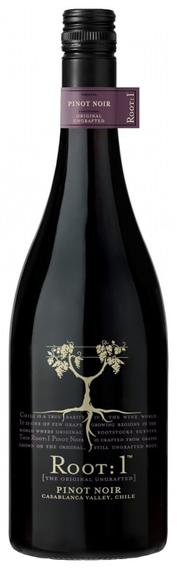 Root:1 Pinot Noir Reserva 2015 Front Bottle Shot