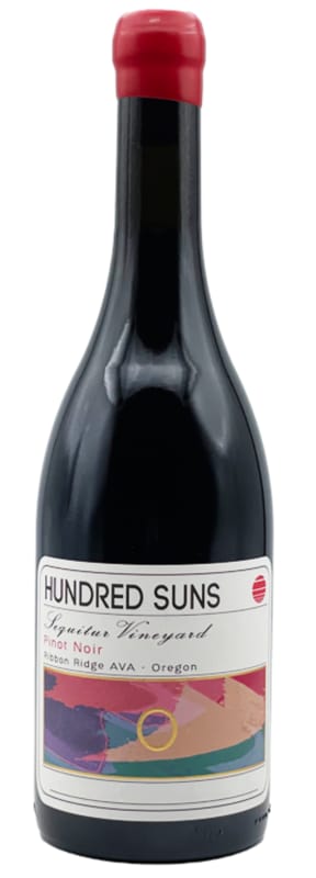 Hundred Suns Sequitur Vineyard Pinot Noir 2021 Front Bottle Shot