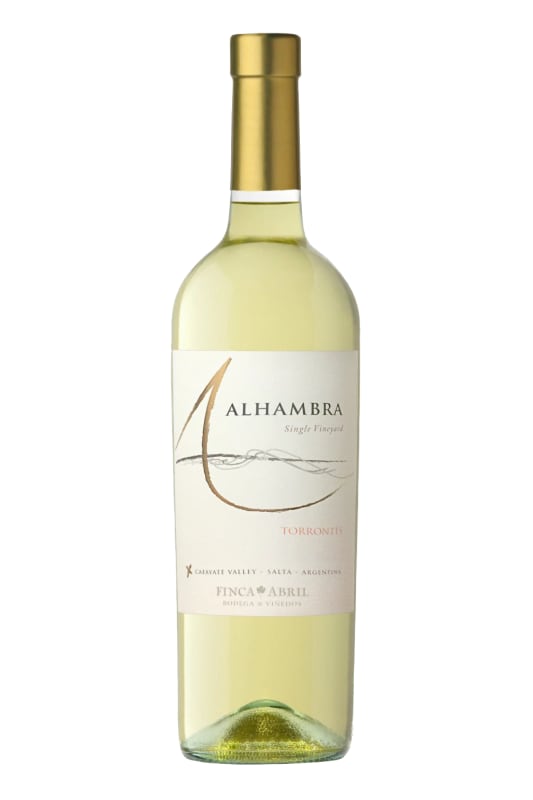Finca Abril Alhambra Torrontes 2020 Front Bottle Shot