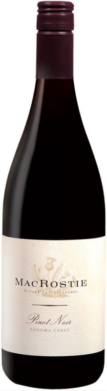 MacRostie Sonoma Coast Pinot Noir 2016 Front Bottle Shot
