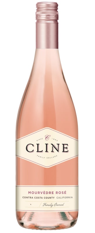 Cline Mourvedre Rose 2022 Front Bottle Shot