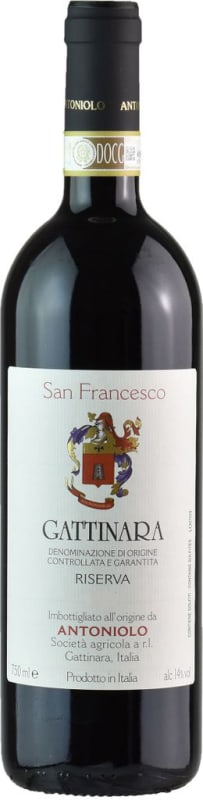 Antoniolo San Francesco Gattinara Riserva 2016 Front Bottle Shot