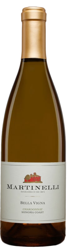 Martinelli Bella Vigna Chardonnay 2023 Front Bottle Shot