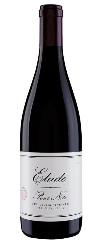 Etude Sta. Rita Hills Fiddlestix Vineyard Pinot Noir 2016 Front Bottle Shot