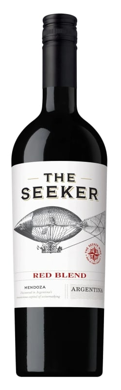 The Seeker Red Blend 2025 Front Bottle Shot