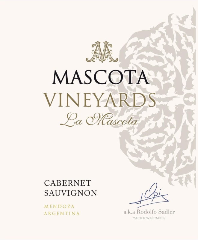 Mascota Vineyards La Mascota Cabernet Sauvignon 2014 Front Label