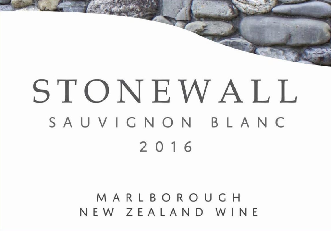 Stonewall Sauvignon Blanc 2017 Front Label