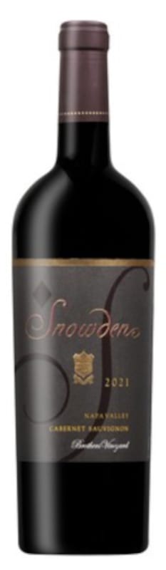 Snowden Brothers Vineyard Cabernet Sauvignon 2021 Front Bottle Shot