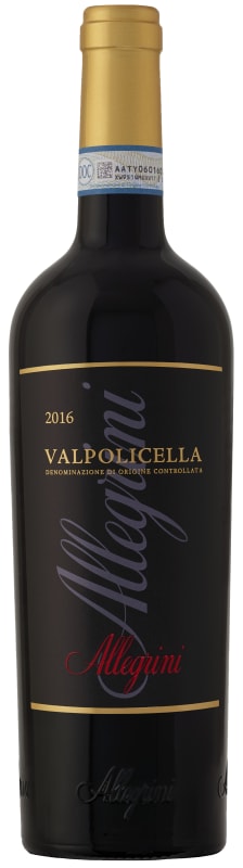 Allegrini Valpolicella 2016 Front Bottle Shot