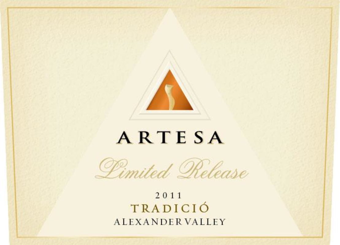 Artesa Tradicio 2011 Front Label