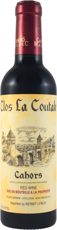 Clos La Coutale Cahors (375ML half-bottle) 2018 Front Bottle Shot