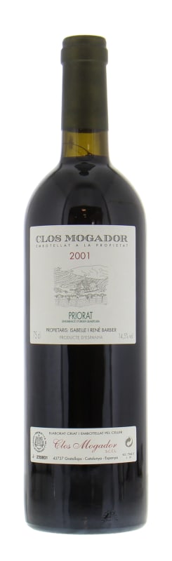 Clos Mogador Priorat 2001 Front Bottle Shot