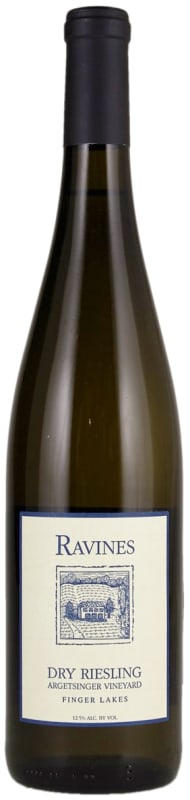 Ravines Argetsinger Vineyard Dry Riesling 2019 Front Bottle Shot