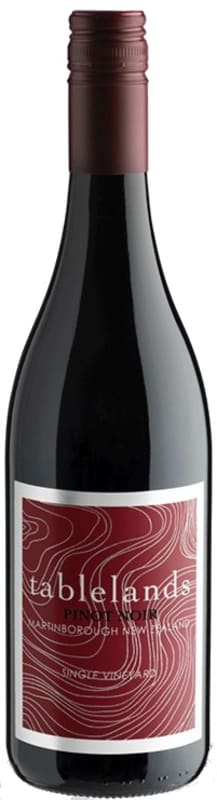 Tablelands Pinot Noir 2015 Front Bottle Shot