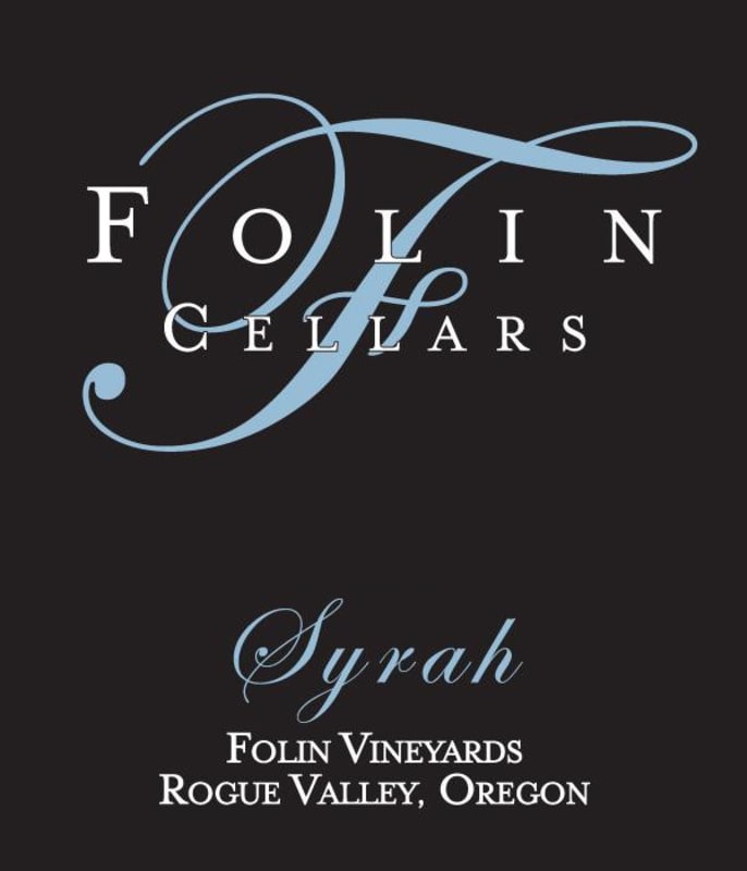 Folin Cellars Syrah 2013 Front Label