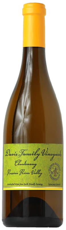 Davis Family Vineyards Chardonnay 2018 Front Bottle Shot