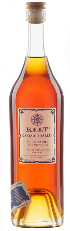 Kelt Captain's Barrel Cognac Front Bottle Shot