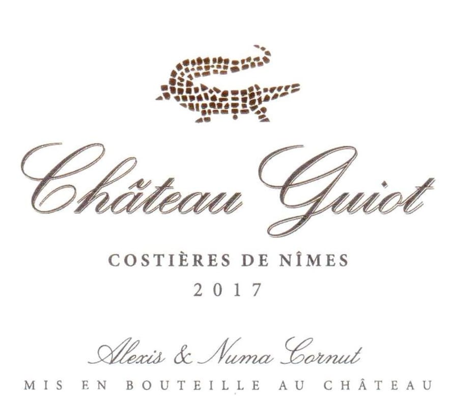 Chateau Guiot Costieres de Nimes Cuvee Numa 2017 Front Label
