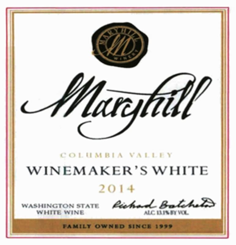 Maryhill Winemaker's White 2014 Front Label