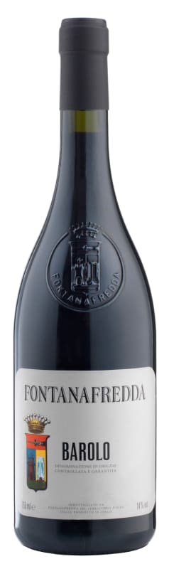 Fontanafredda Silver Label Barolo 2017 Front Bottle Shot