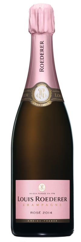 Louis Roederer Brut Rose 2014 Front Bottle Shot