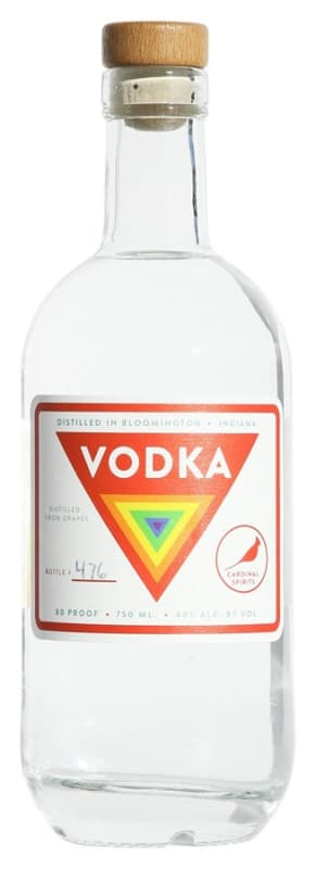 Cardinal Spirits Pride Vodka Front Bottle Shot