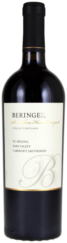 Beringer St. Helena Home Vineyard Cabernet Sauvignon 2001 Front Bottle Shot