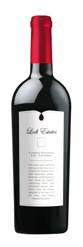 Lodi Estates Cabernet Sauvignon 2017 Front Bottle Shot