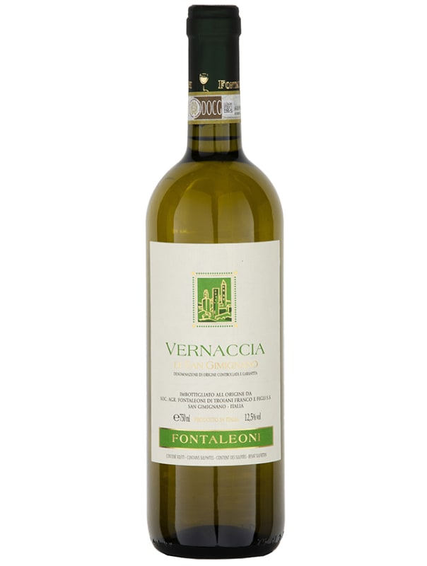 Fontaleoni Vernaccia Di San Gimignano 2025 Front Bottle Shot