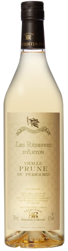 Les Reserves d'Arton Vieille Prune du Perigord Plum Brandy Front Bottle Shot