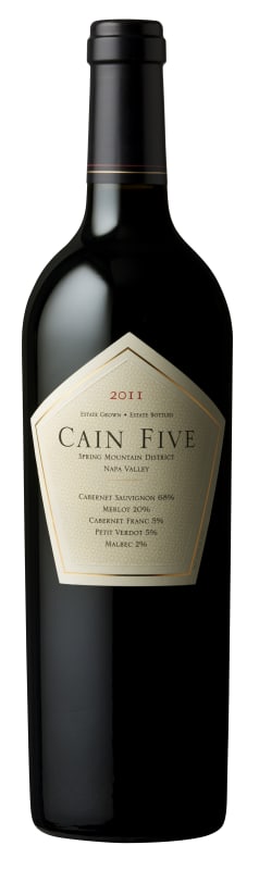 Cain Five 2011 Front Bottle Shot