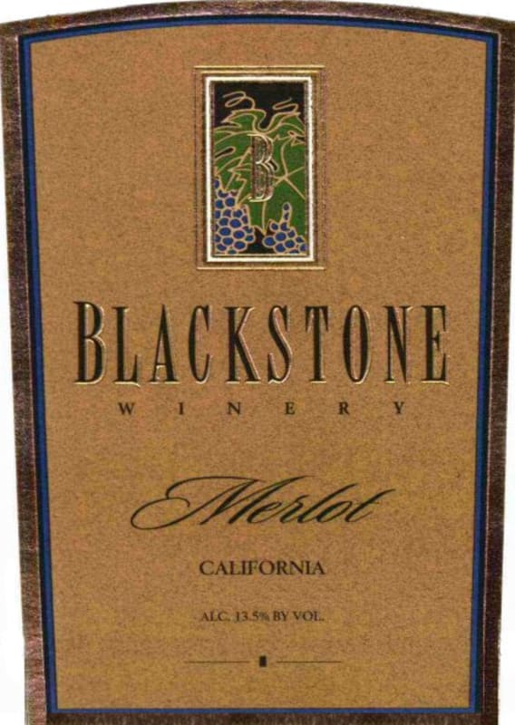 Blackstone 2007 Front Label
