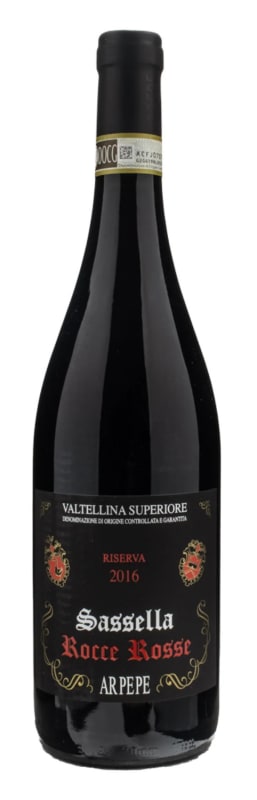 Ar. Pe. Pe. Valtellina Superiore Sassella Rocce Riserva Rosse 2016 Front Bottle Shot