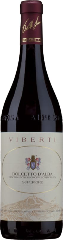 Viberti Dolcetto d'Alba Superiore 2012 Front Bottle Shot