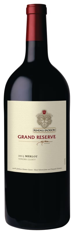 Kendall-Jackson Grand Reserve Merlot 2013 Front Bottle Shot
